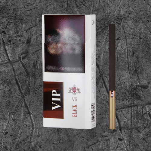 Сигареты Вип Блек Слим (Vip Black Slims 6.2/100)